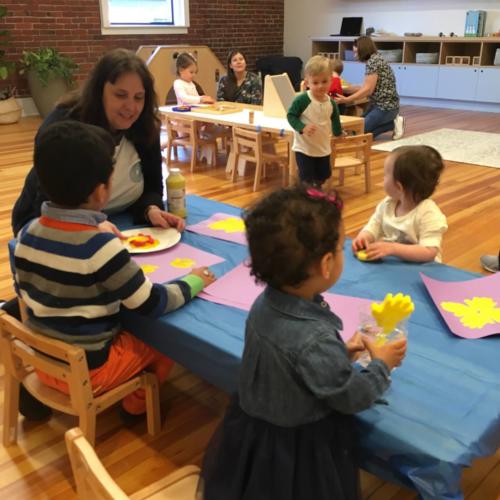 stay & play playgroup at Ethos Early Learning Center in South Boston. 